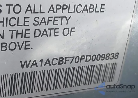 2023 Audi Q7 Premium 45 Tfsi Quattro Tiptronic from USA, damaged, VIN WA1ACBF70PD009838